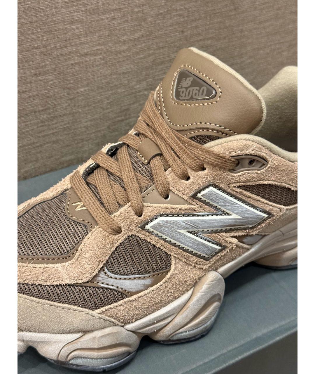 NEW BALANCE Коричневые замшевые кроссовки, фото 4