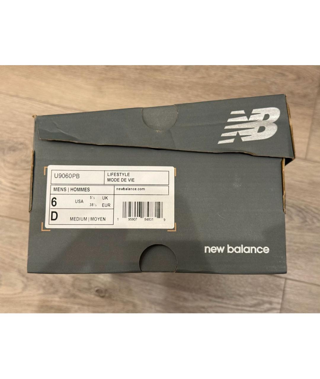 NEW BALANCE Коричневые замшевые кроссовки, фото 5