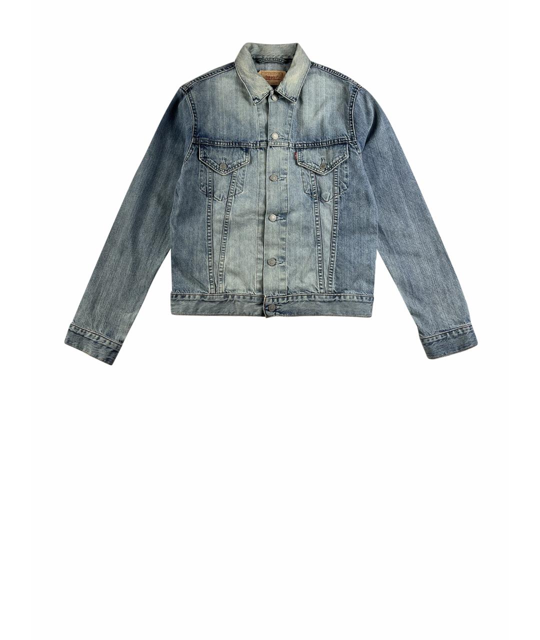 LEVI'S Голубая хлопковая куртка, фото 1