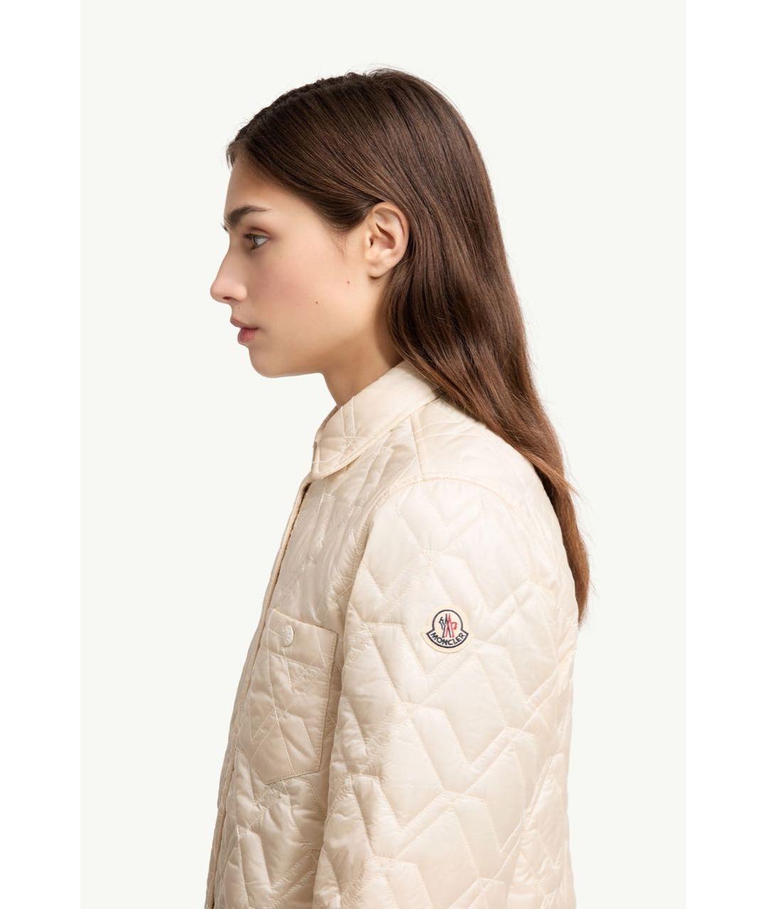 MONCLER Бежевая куртка, фото 3