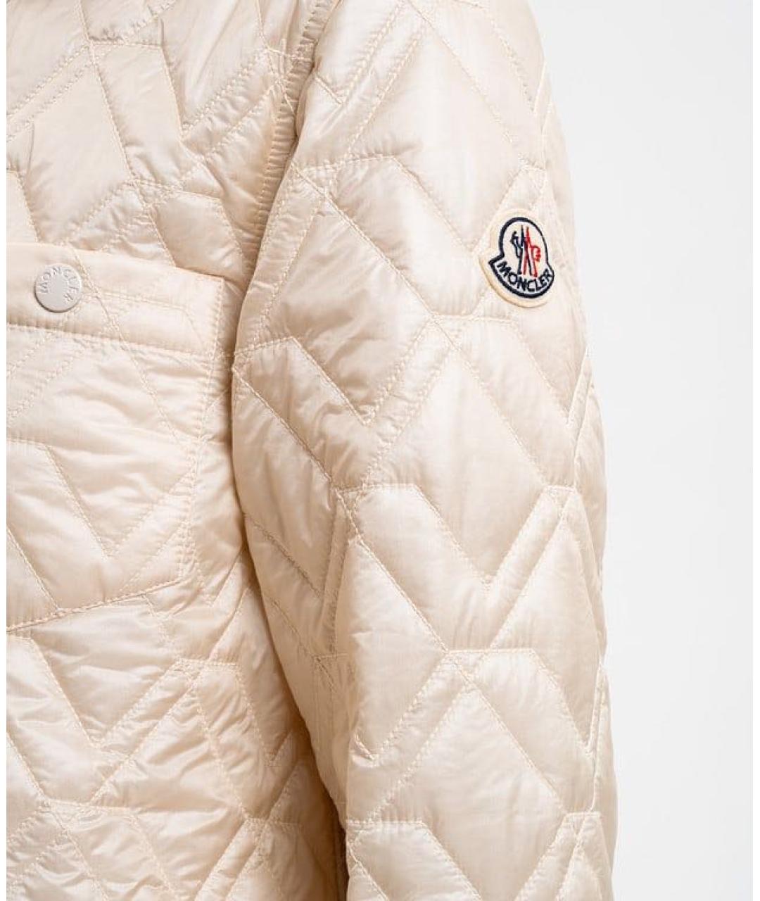 MONCLER Бежевая куртка, фото 5