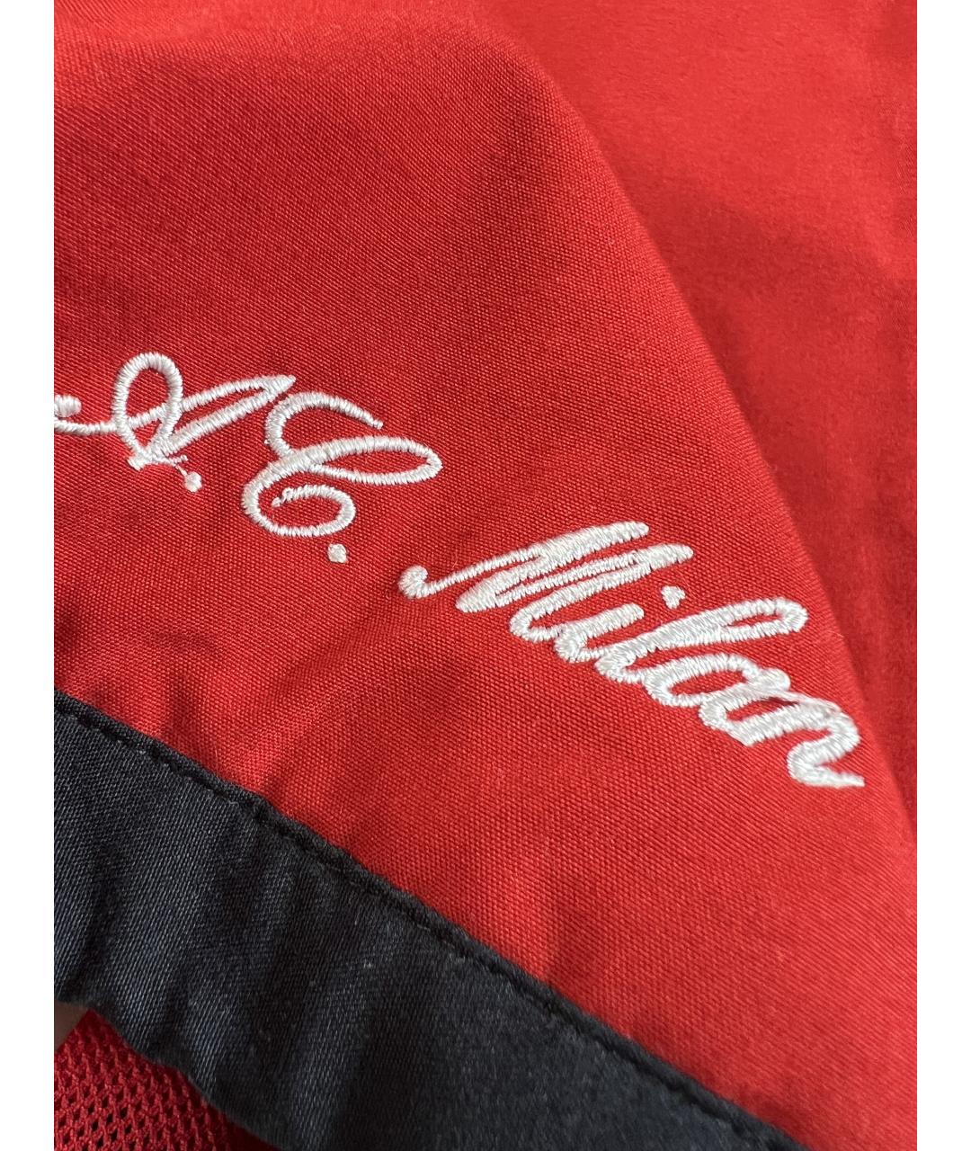 ADIDAS Красная полиэстеровая куртка, фото 3