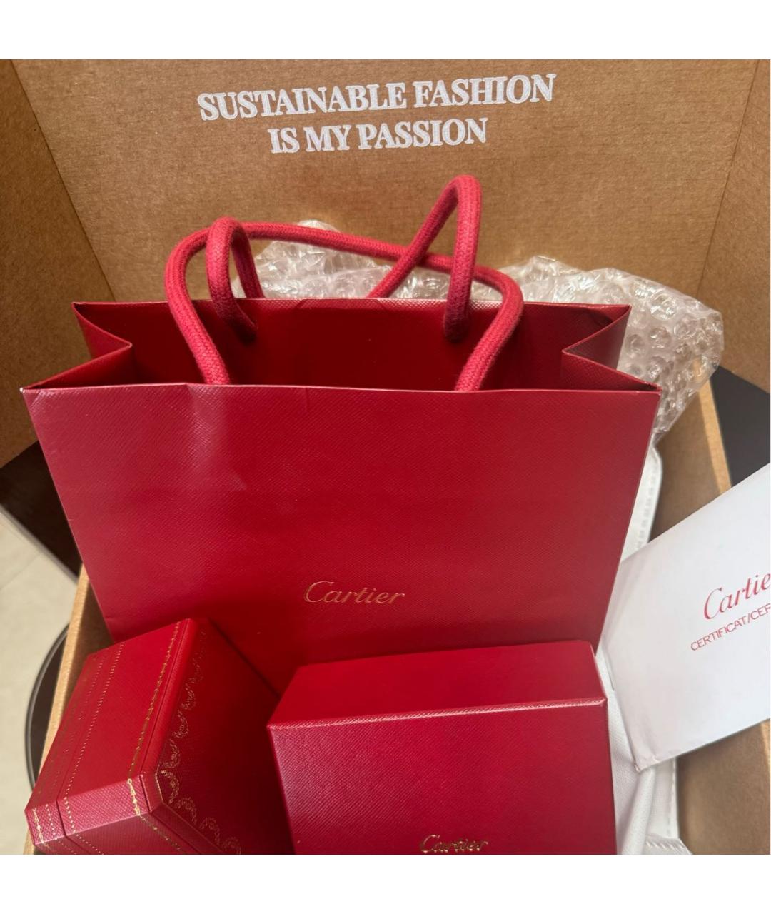 CARTIER Красный браслет из желтого золота, фото 5