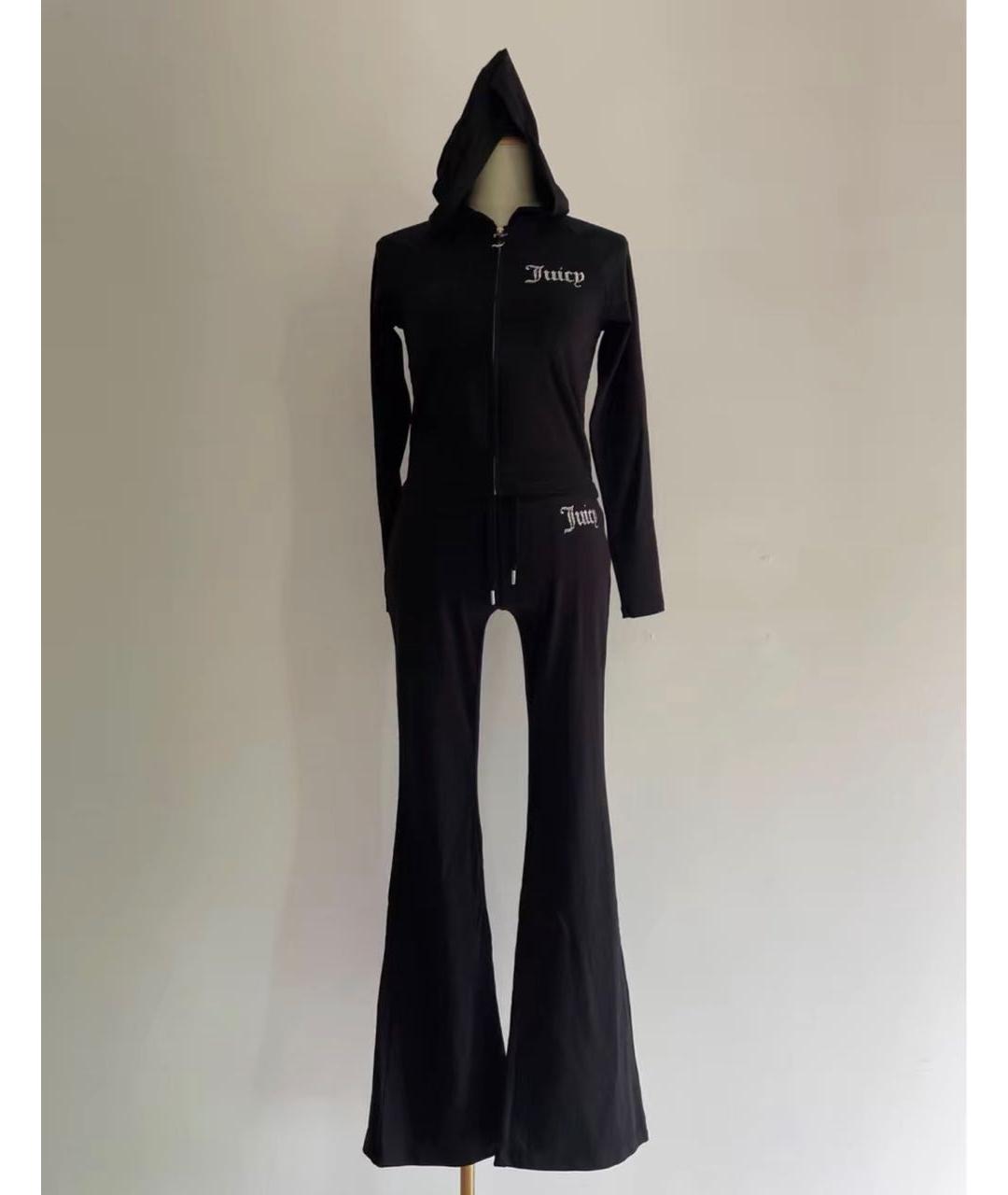 JUICY COUTURE Черный полиэстеровый костюм с брюками, фото 8
