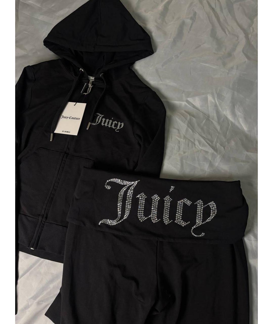 JUICY COUTURE Черный полиэстеровый костюм с брюками, фото 3
