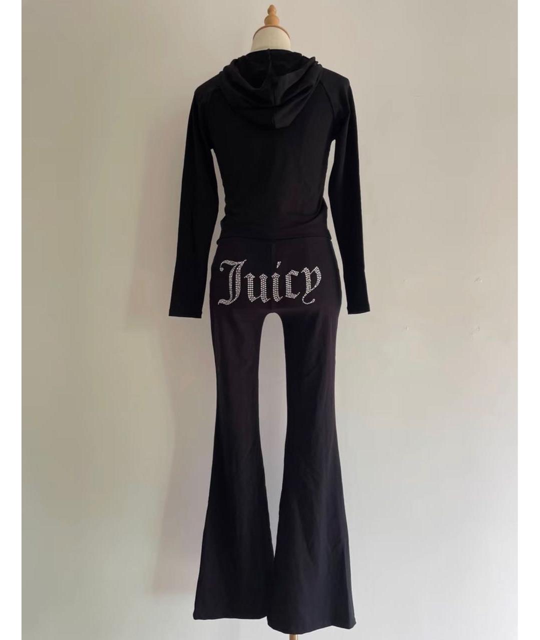 JUICY COUTURE Черный полиэстеровый костюм с брюками, фото 7
