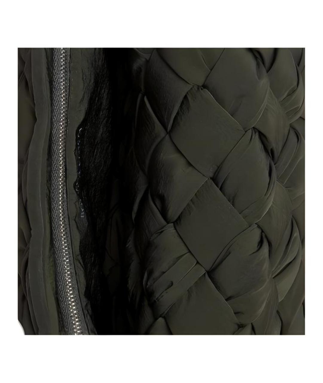 BOTTEGA VENETA Зеленая нейлоновая сумка на плечо, фото 5