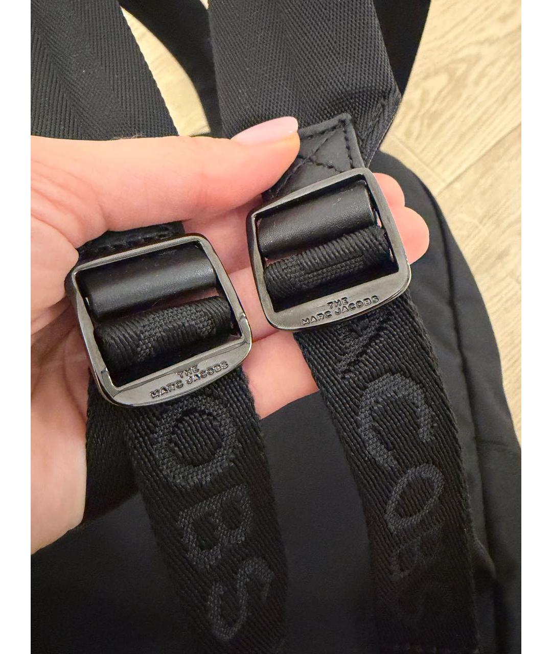 MARC JACOBS Черный нейлоновый рюкзак, фото 6