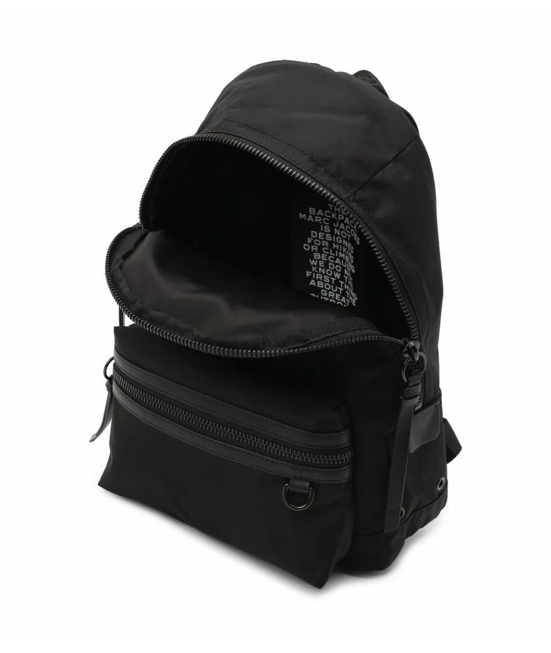 MARC JACOBS Черный нейлоновый рюкзак, фото 8