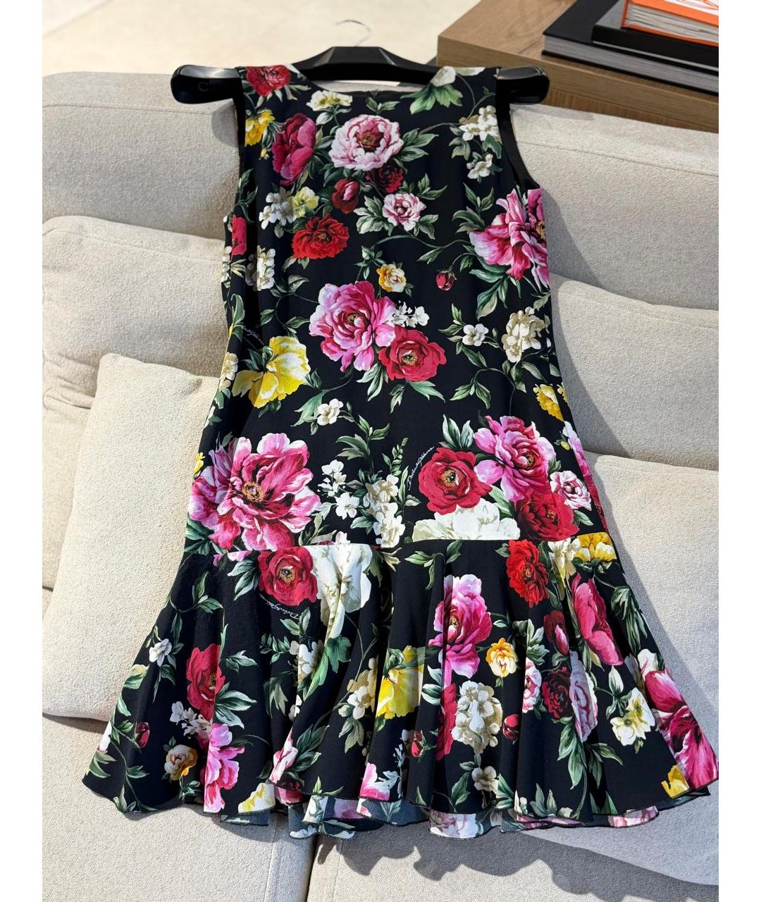 DOLCE&GABBANA Мульти повседневное платье, фото 5
