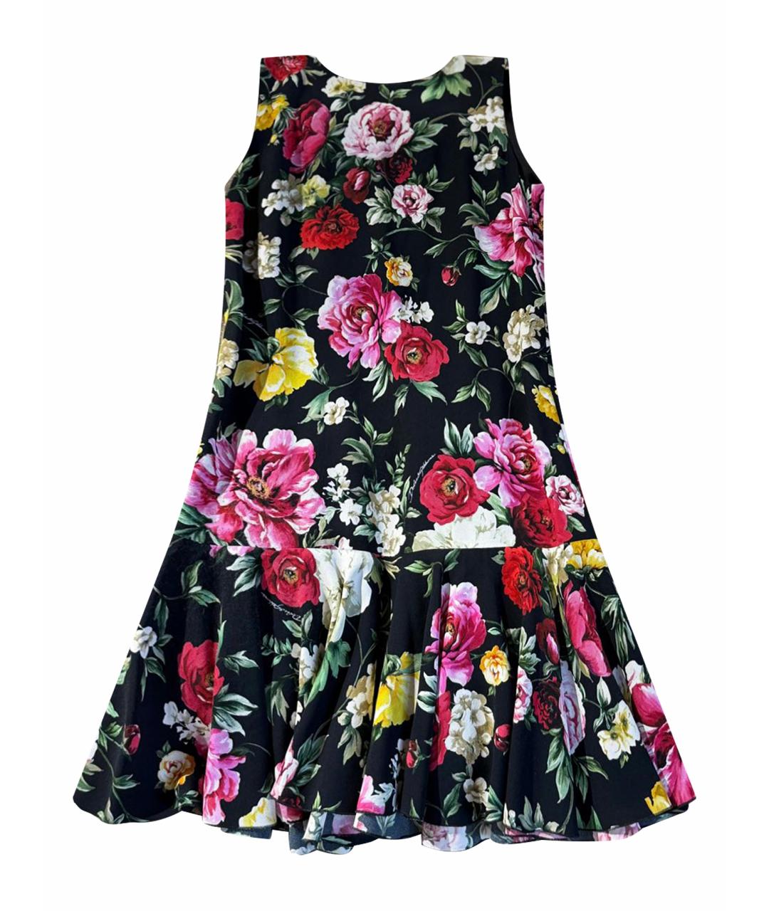 DOLCE&GABBANA Мульти повседневное платье, фото 1
