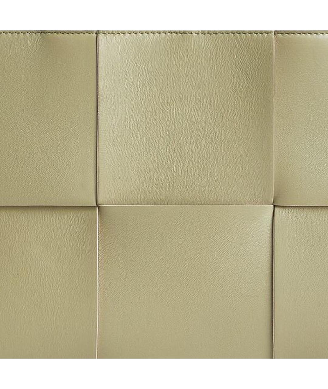 BOTTEGA VENETA Зеленая кожаная сумка через плечо, фото 4