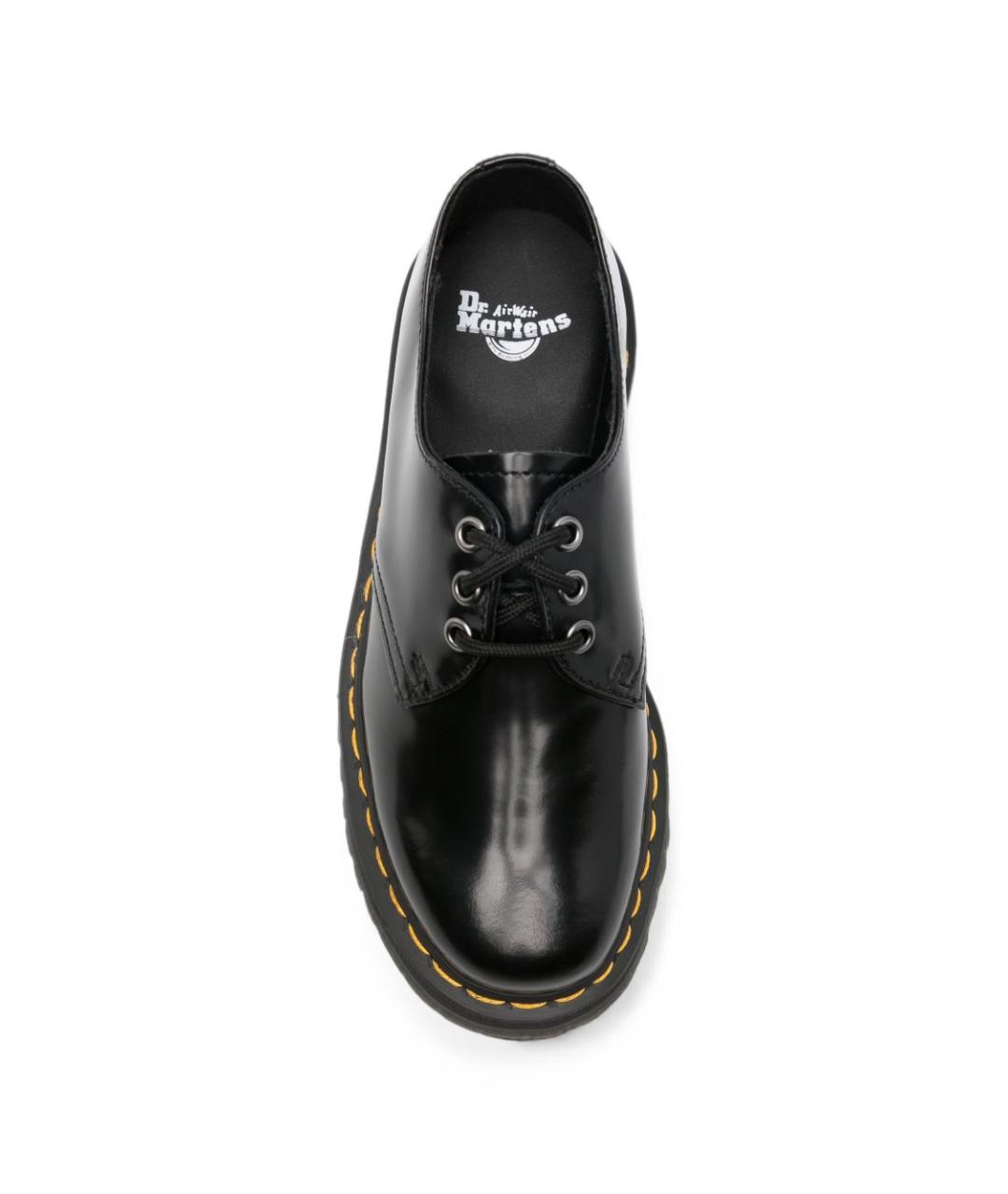 DR. MARTENS Черные кожаные ботинки, фото 2