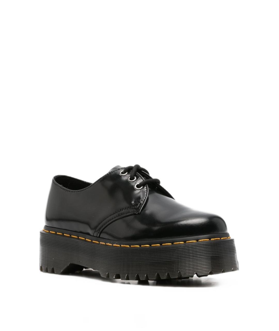 DR. MARTENS Черные кожаные ботинки, фото 3