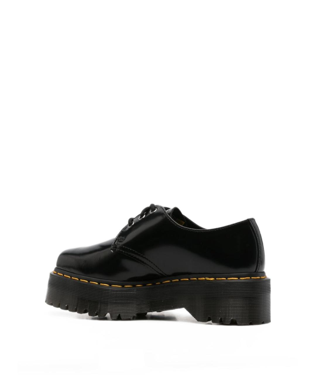 DR. MARTENS Черные кожаные ботинки, фото 4