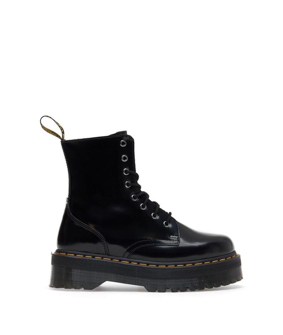 DR. MARTENS Черные кожаные ботинки, фото 1