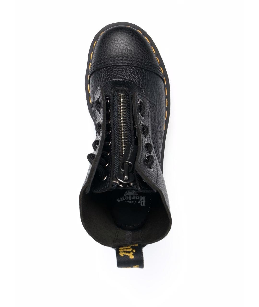 DR. MARTENS Черные кожаные ботинки, фото 2