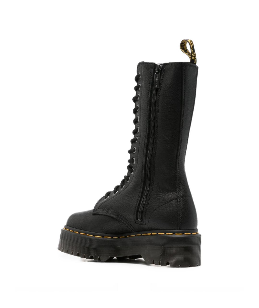 DR. MARTENS Черные кожаные ботинки, фото 2