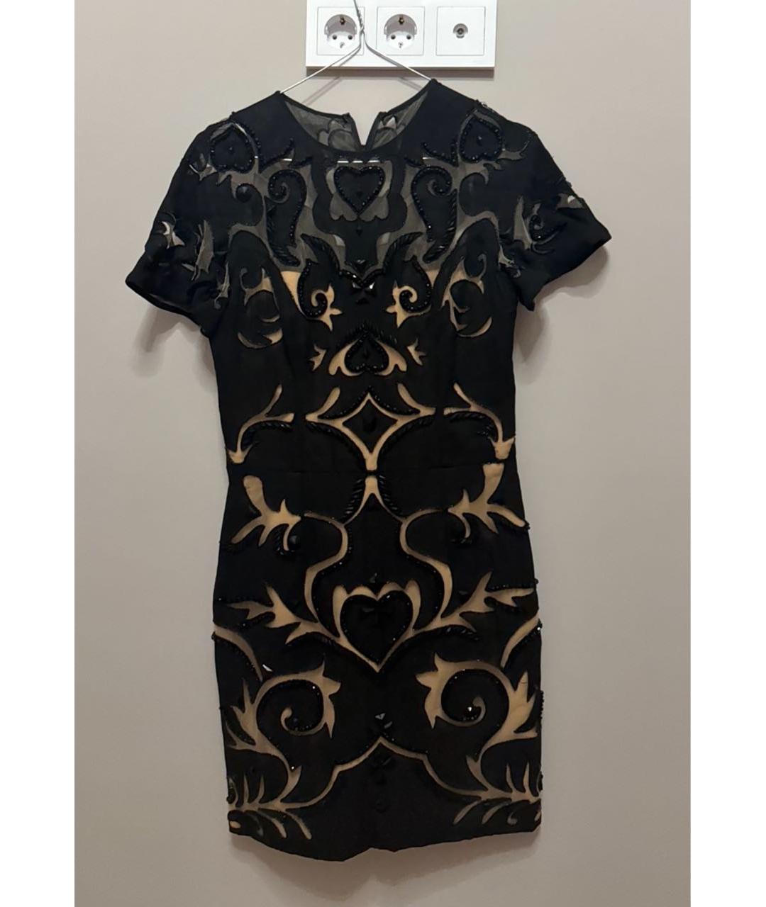 ZUHAIR MURAD Черное шелковое коктейльное платье, фото 4