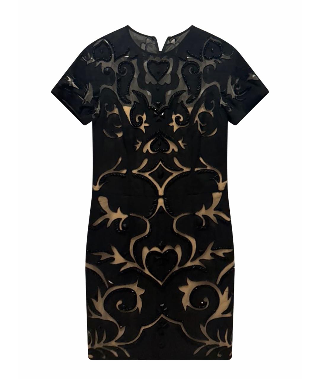 ZUHAIR MURAD Черное шелковое коктейльное платье, фото 1