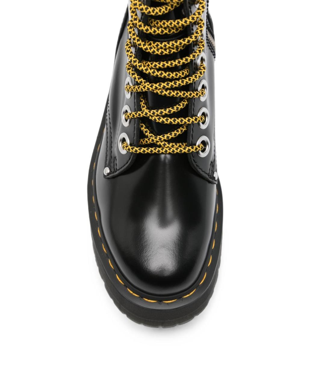 DR. MARTENS Черные кожаные ботинки, фото 2