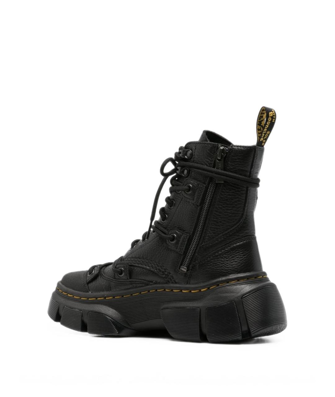 DR. MARTENS Черные кожаные ботинки, фото 4