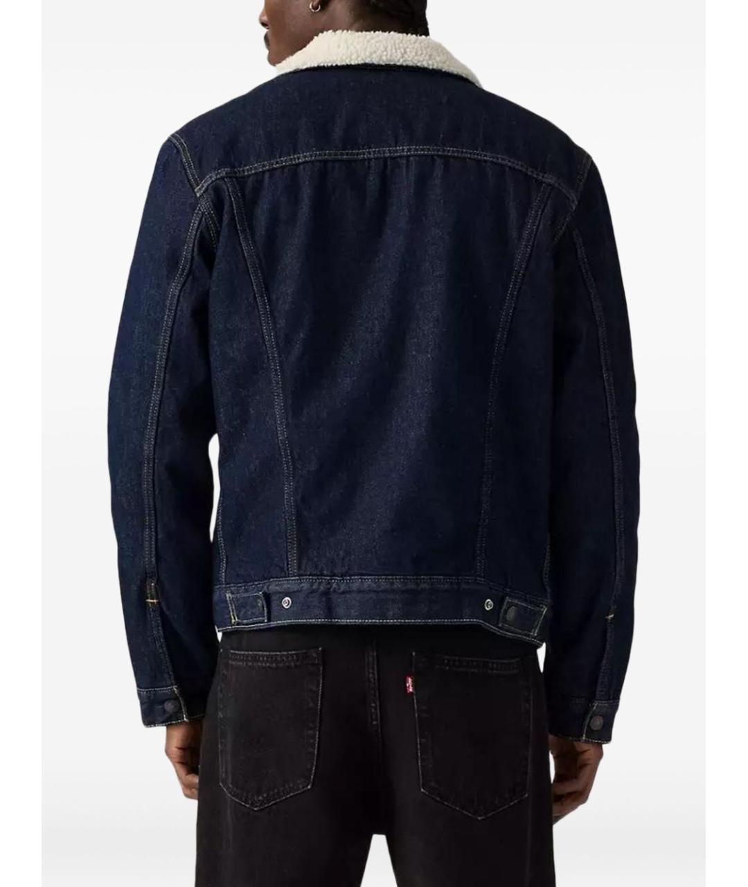 LEVI'S Синяя хлопковая куртка, фото 2