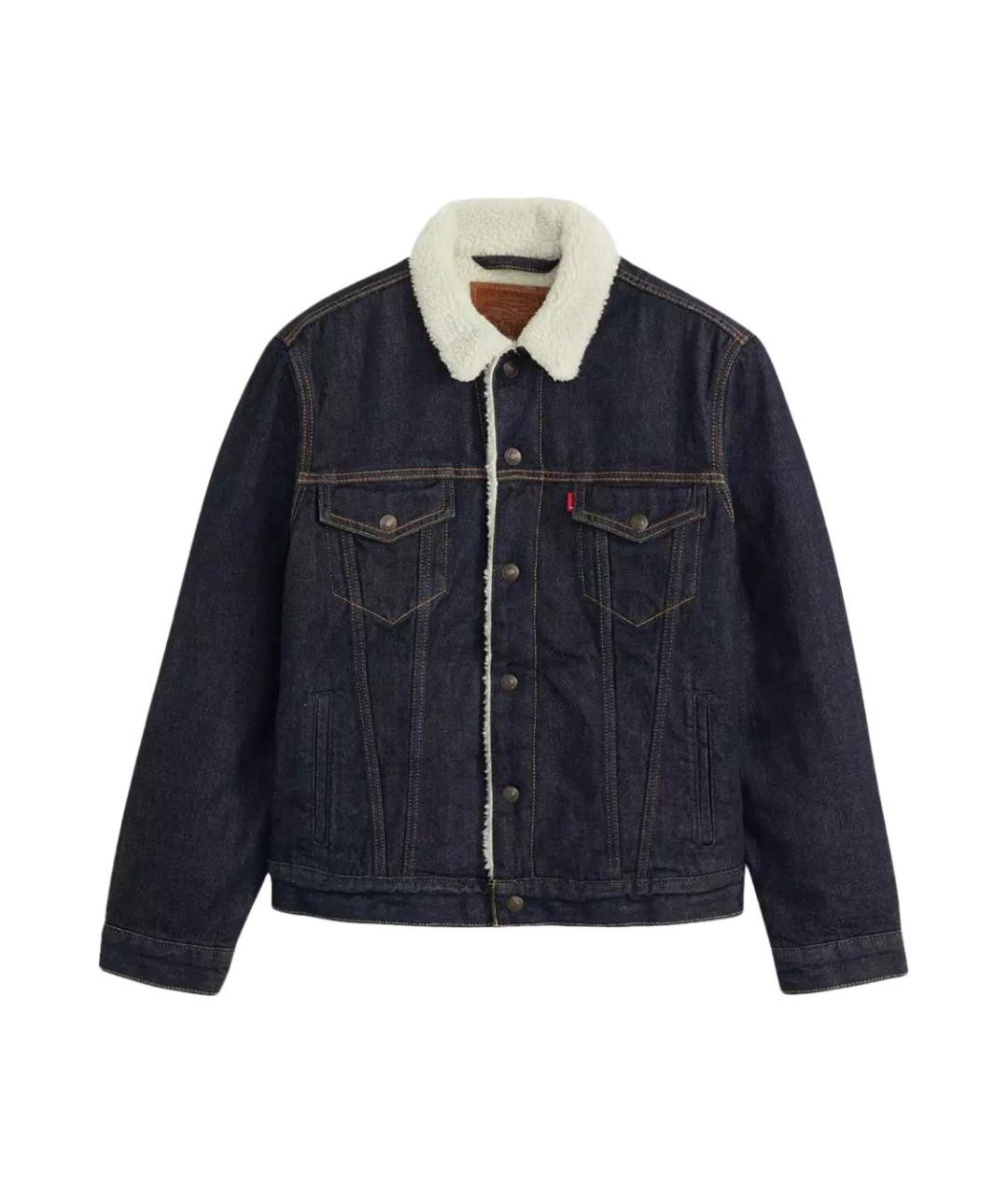 LEVI'S Синяя хлопковая куртка, фото 1