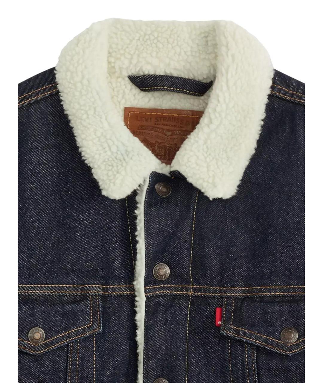 LEVI'S Синяя хлопковая куртка, фото 4