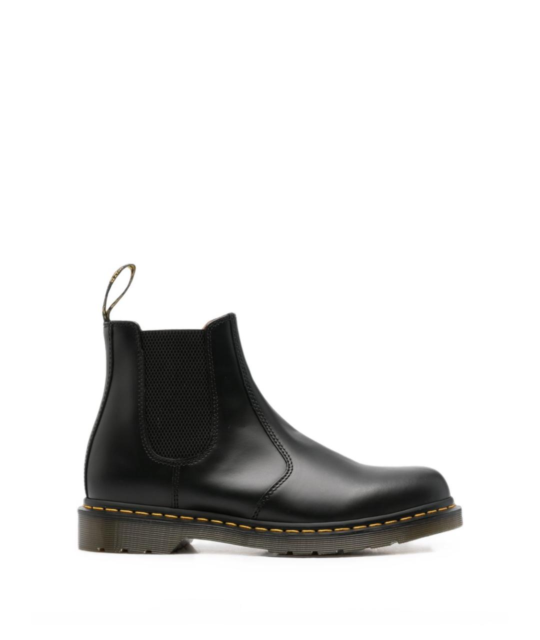 DR. MARTENS Черные кожаные высокие ботинки, фото 1