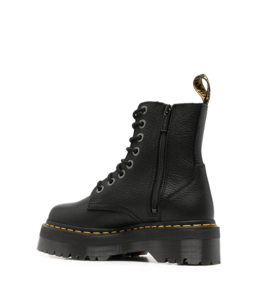 DR. MARTENS Черные кожаные ботинки, фото 2