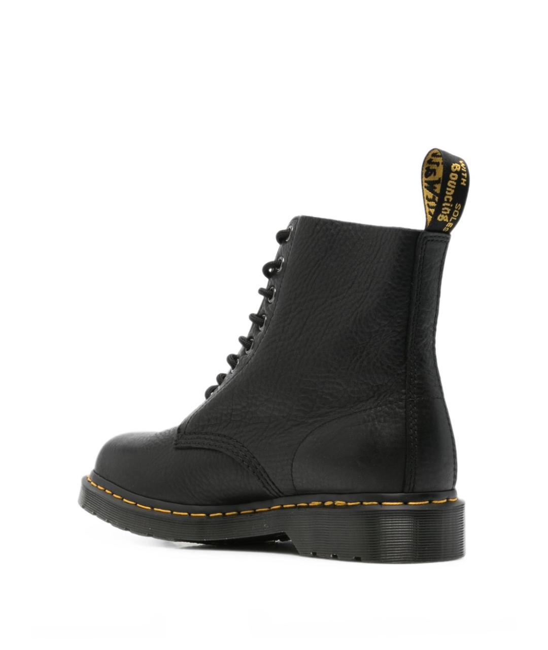 DR. MARTENS Черные кожаные высокие ботинки, фото 4