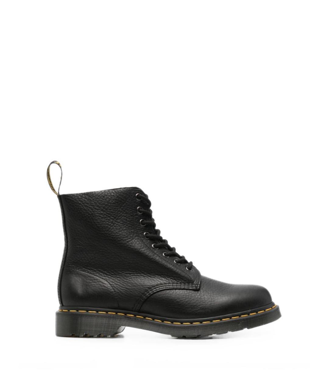 DR. MARTENS Черные кожаные высокие ботинки, фото 1
