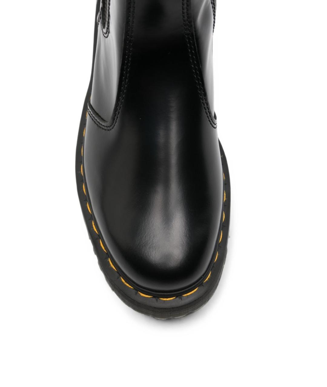 DR. MARTENS Черные кожаные ботинки, фото 3