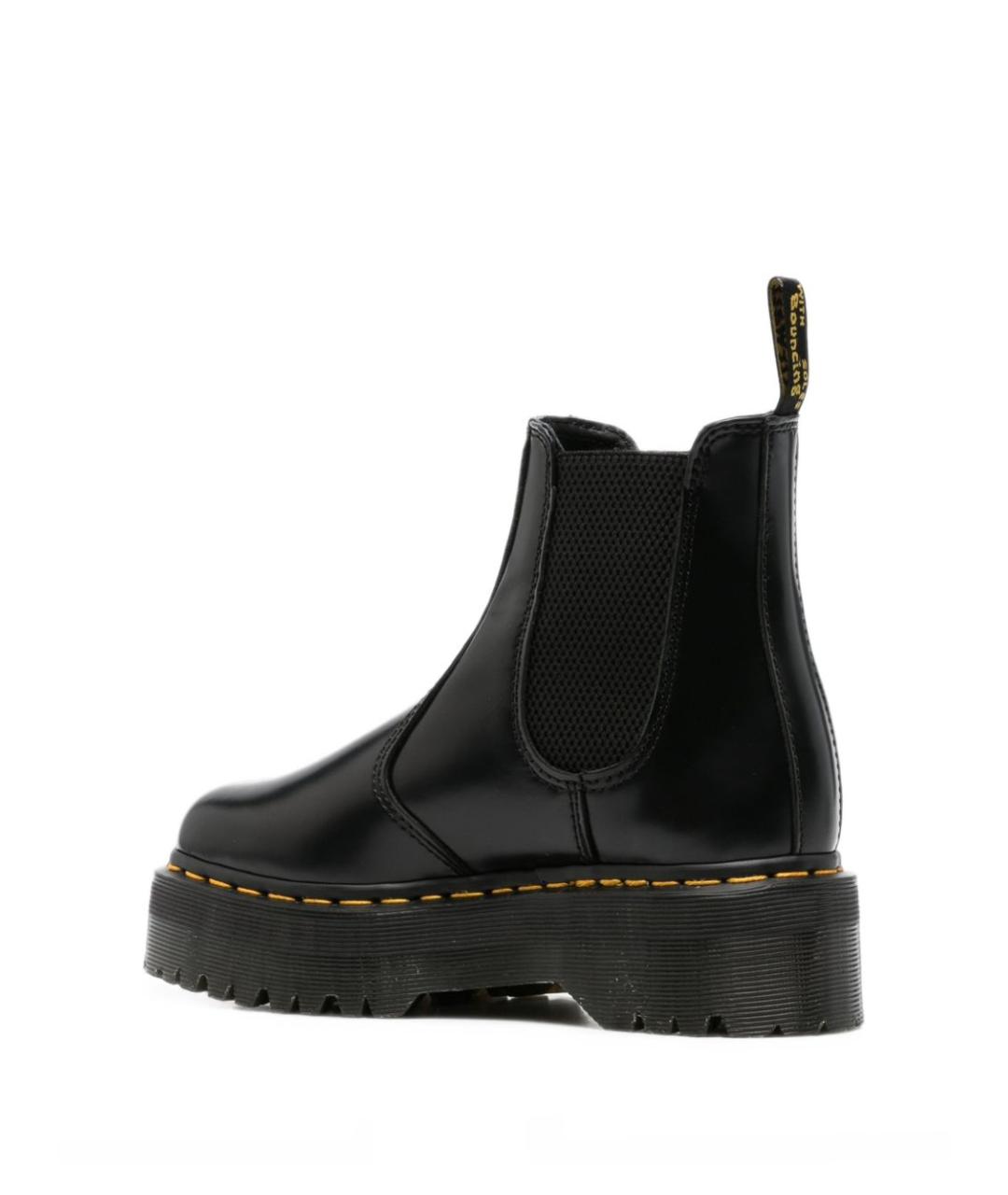 DR. MARTENS Черные кожаные ботинки, фото 4