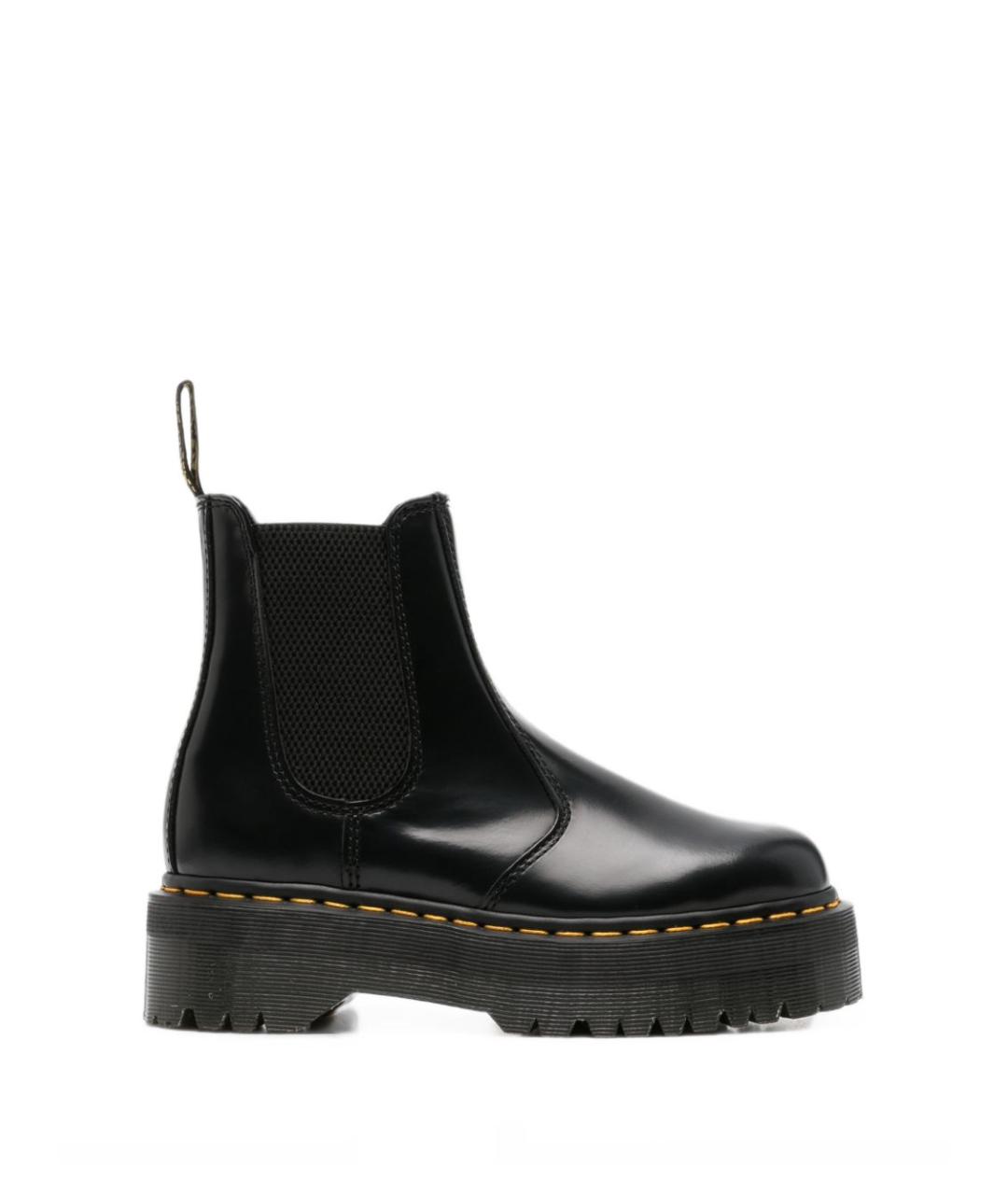 DR. MARTENS Черные кожаные ботинки, фото 1