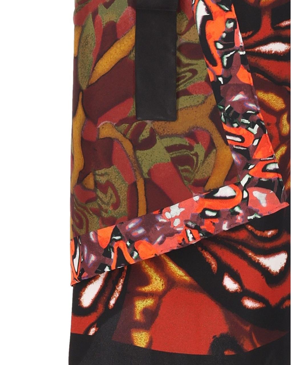 DRIES VAN NOTEN Мульти шелковая юбка миди, фото 4