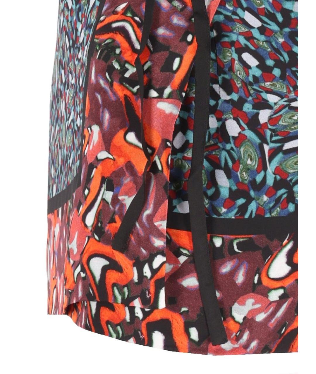 DRIES VAN NOTEN Мульти шелковая юбка мини, фото 4
