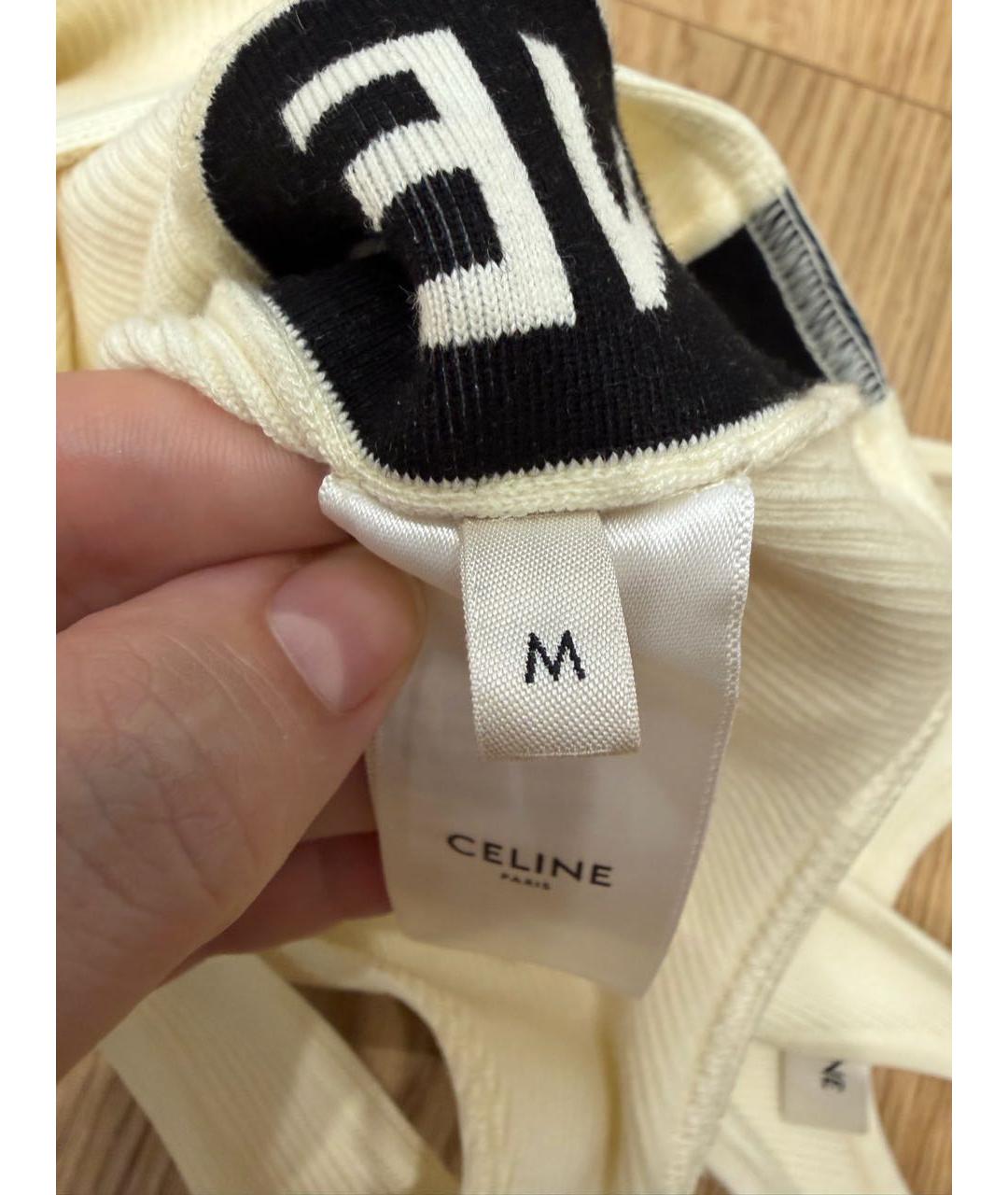CELINE Белое боди, фото 6
