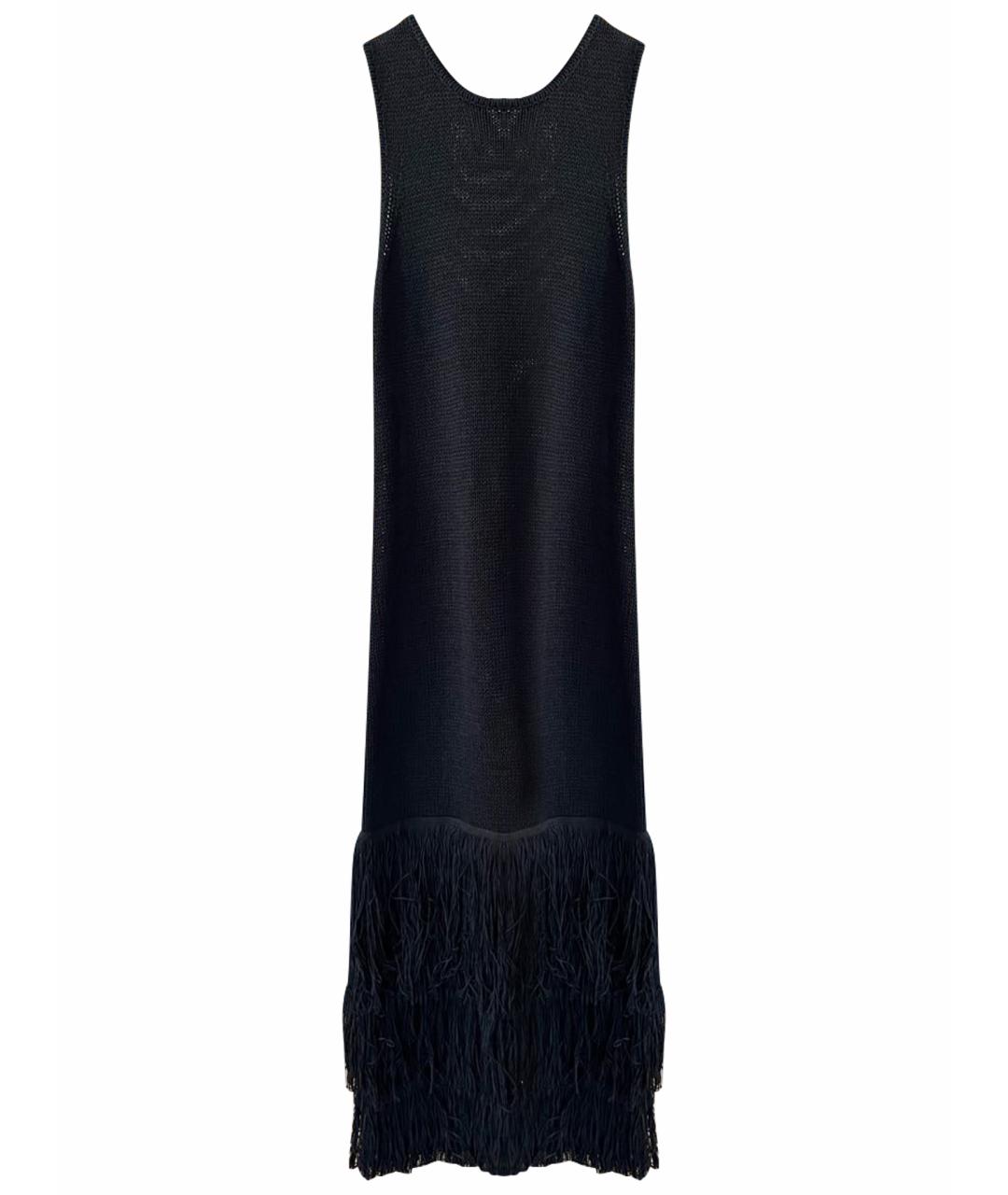 12 STOREEZ Черное льняное вечернее платье, фото 1