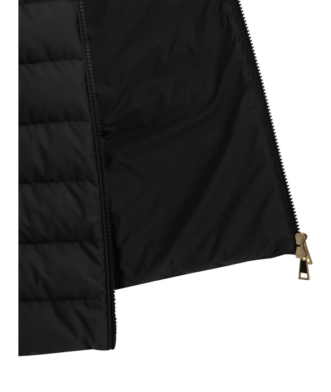 MONCLER Черная шерстяная куртка, фото 4
