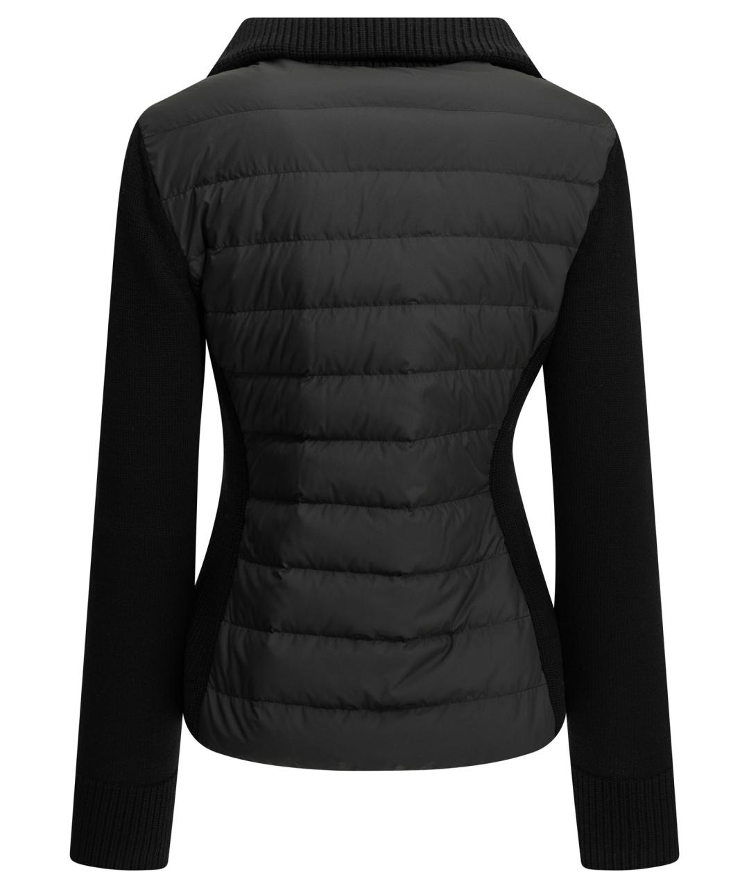 MONCLER Черная шерстяная куртка, фото 2
