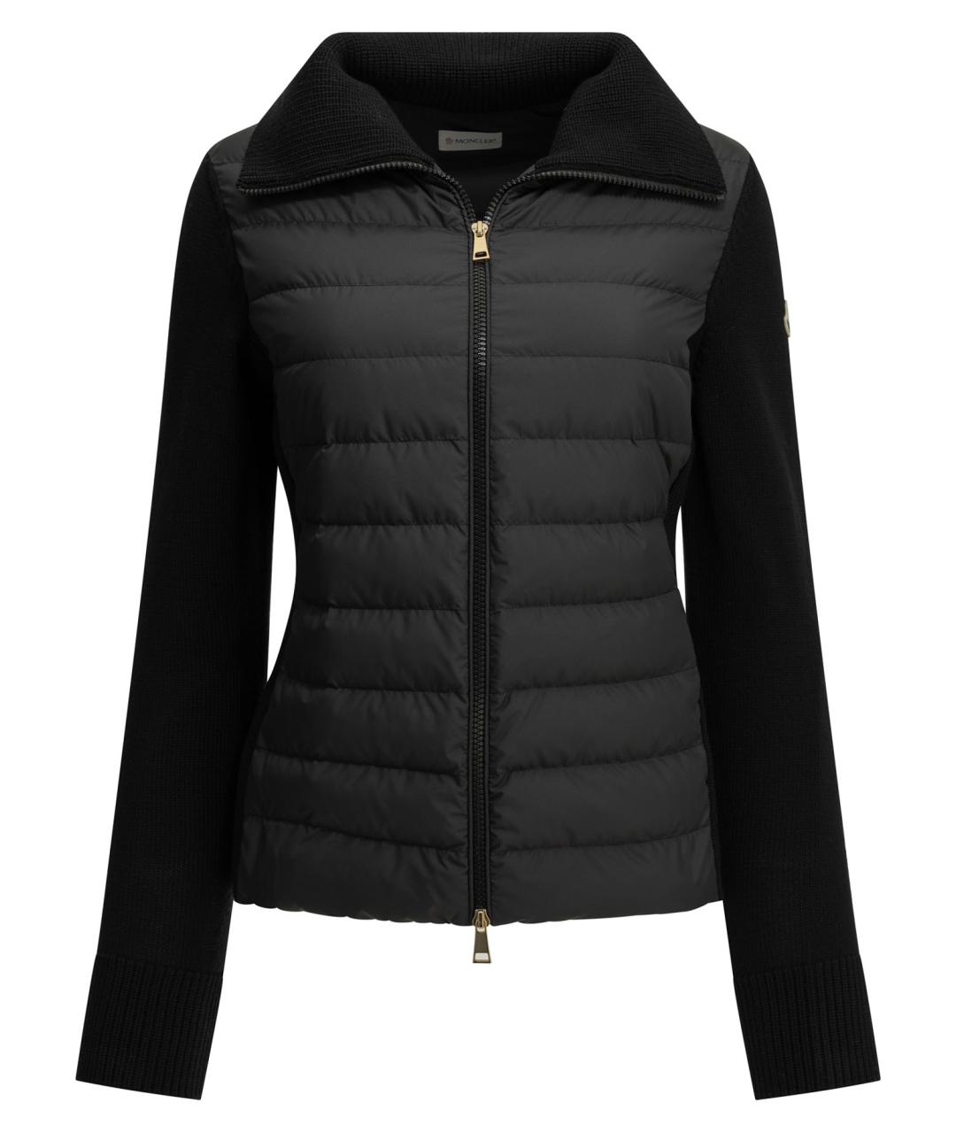 MONCLER Черная шерстяная куртка, фото 1