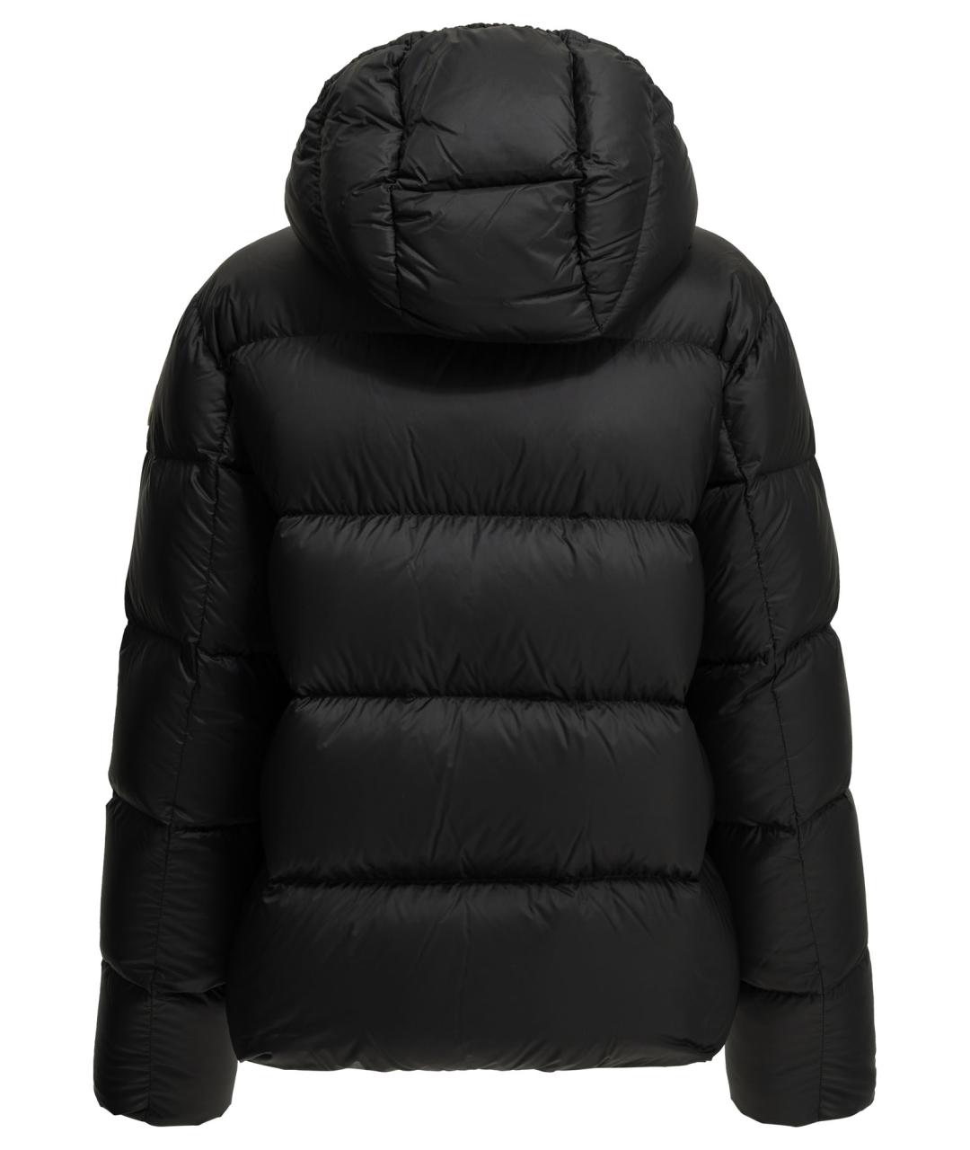 MONCLER Черный полиамидовый пуховик, фото 2