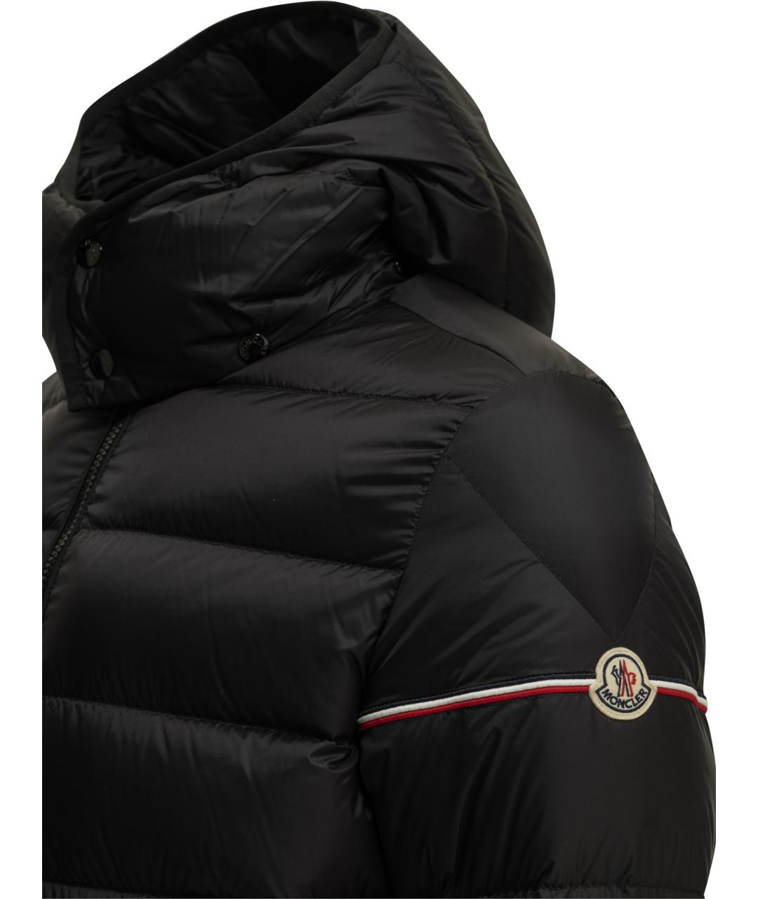 MONCLER Черная полиамидовая куртка, фото 3