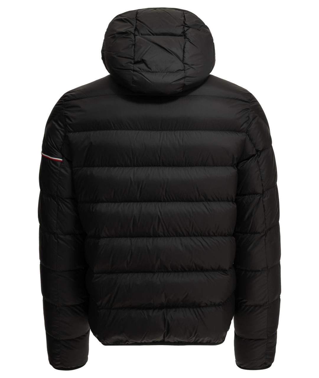 MONCLER Черная полиамидовая куртка, фото 2