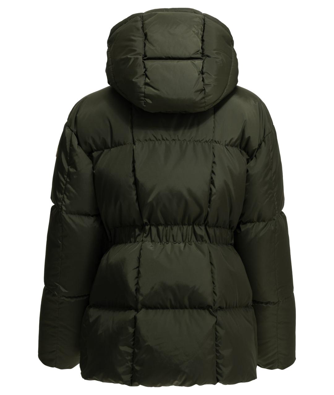 MONCLER Зеленая полиамидовая куртка, фото 2
