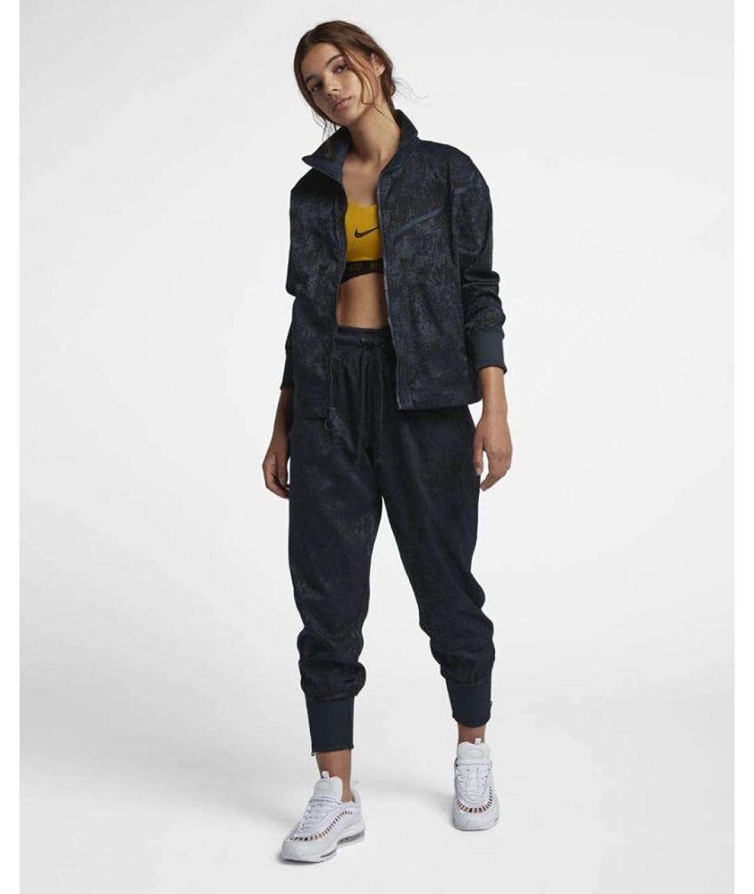 NIKE Темно-синяя спортивная куртка, фото 4