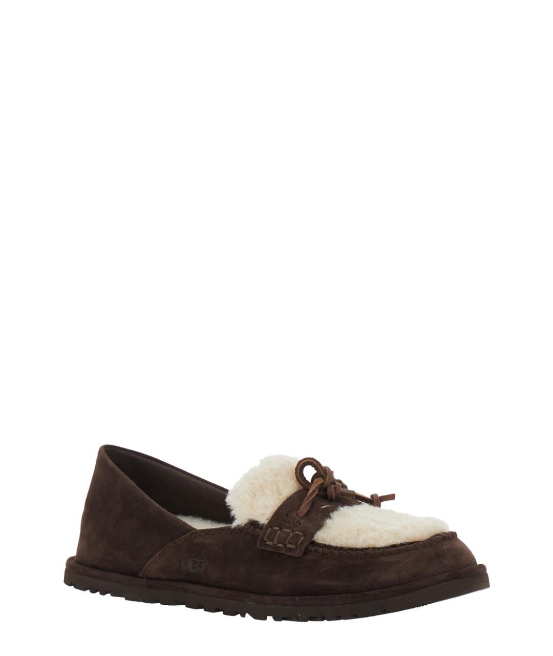 UGG Коричневые замшевые лоферы, фото 2