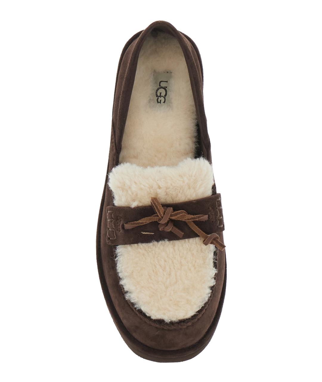 UGG Коричневые замшевые лоферы, фото 4